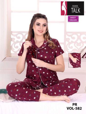 Shinker Ns Pocket Vol 582 By Fashion Talk Sweet Dream Night Suit Collection